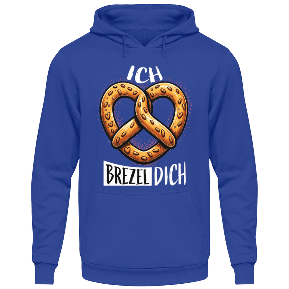 Ich BREZEL Dich | Lustiger Herren Hoodie zum Valentinstag by Pixdesign