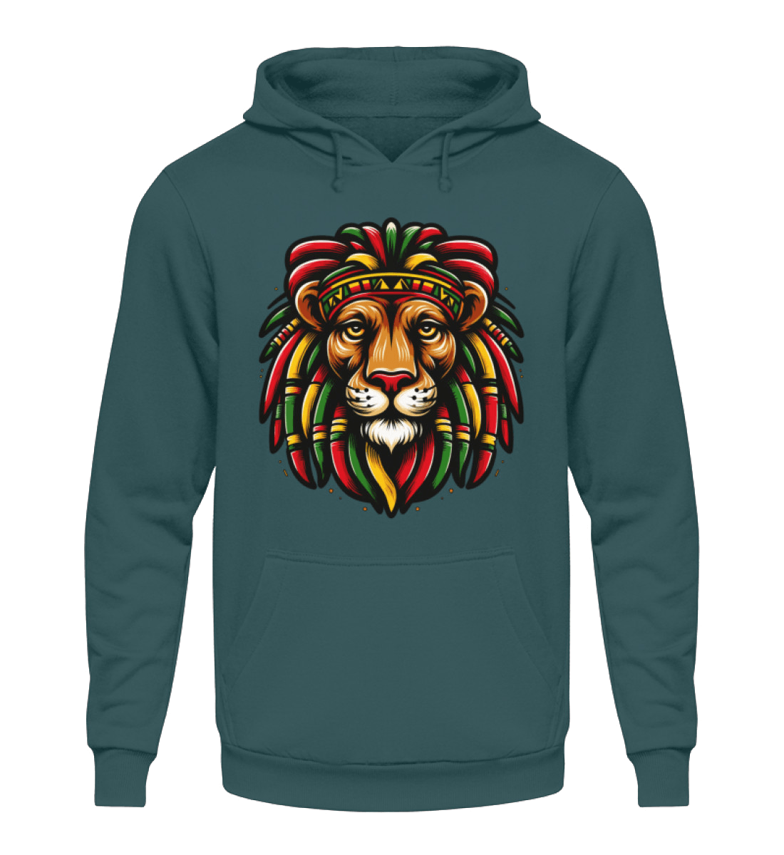 REGGAE Löwe | Herren Hoody by Pixdesign