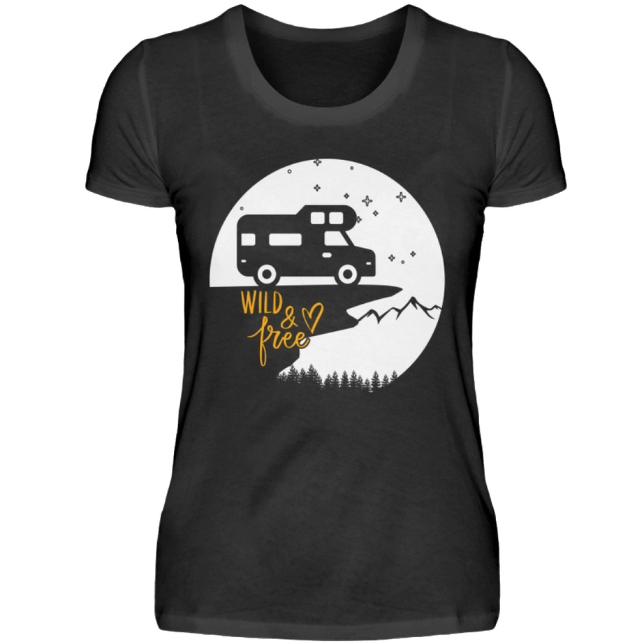 Camping & Vanlife | Damen T-Shirt by Pixdesign