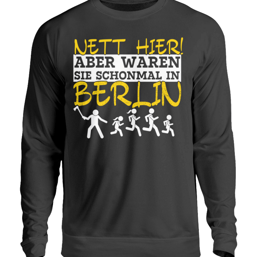 Nett hier, aber waren Sie schon in Berlin? | Herren Pullover