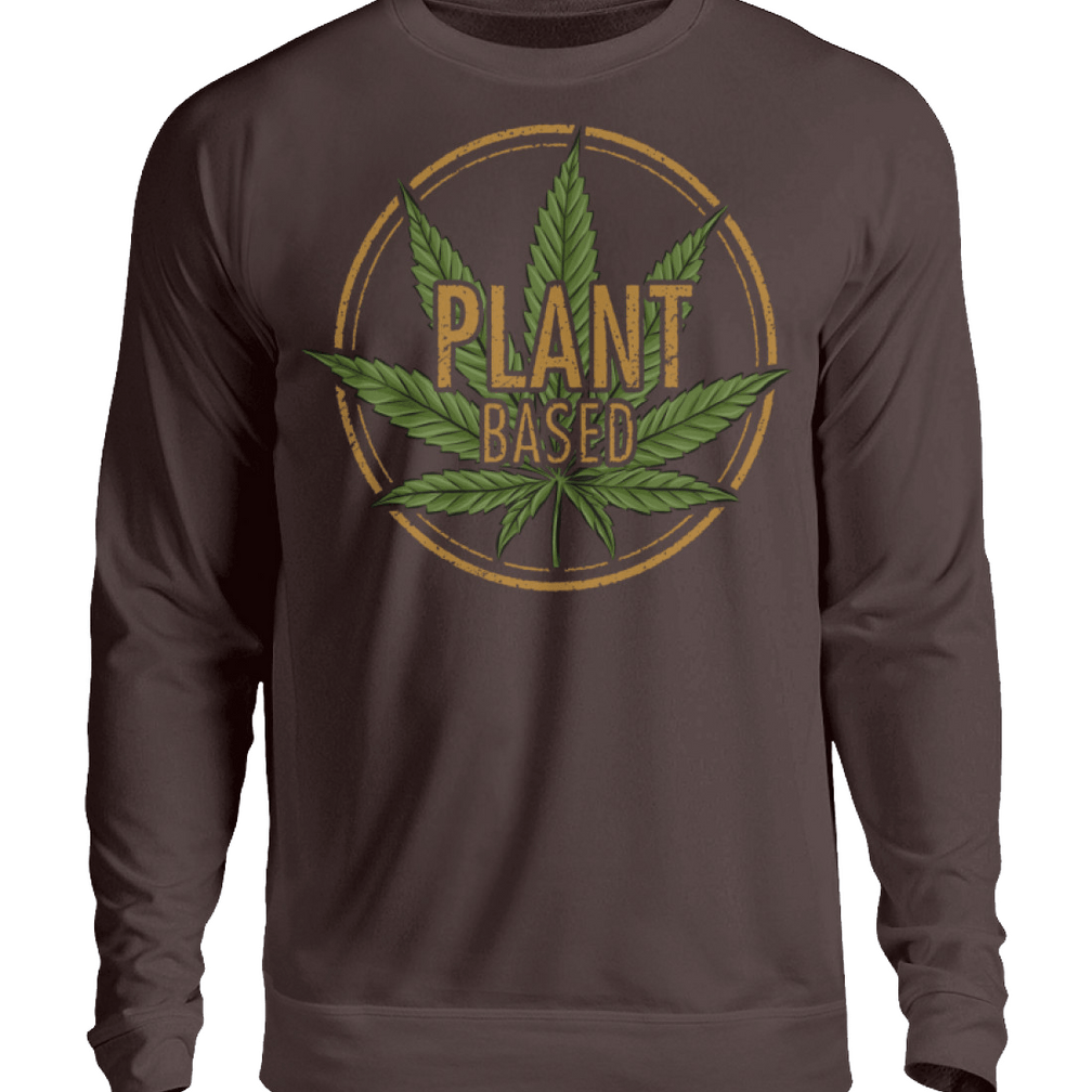 PLANT BASED | Herren Cannabis Pullover Braun