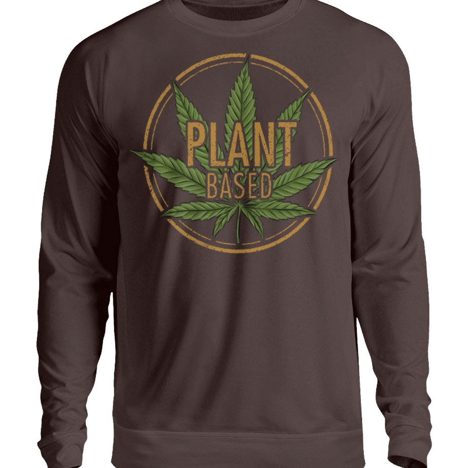 PLANT BASED | Herren Cannabis Pullover Braun