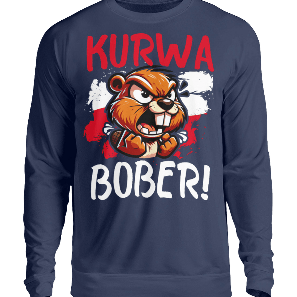 BOBER Kurwa | Herren Pullover Navy