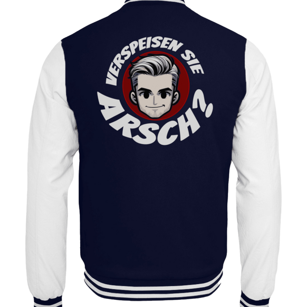 Verspeisen Sie ARSCH? | Herren Collegejacke