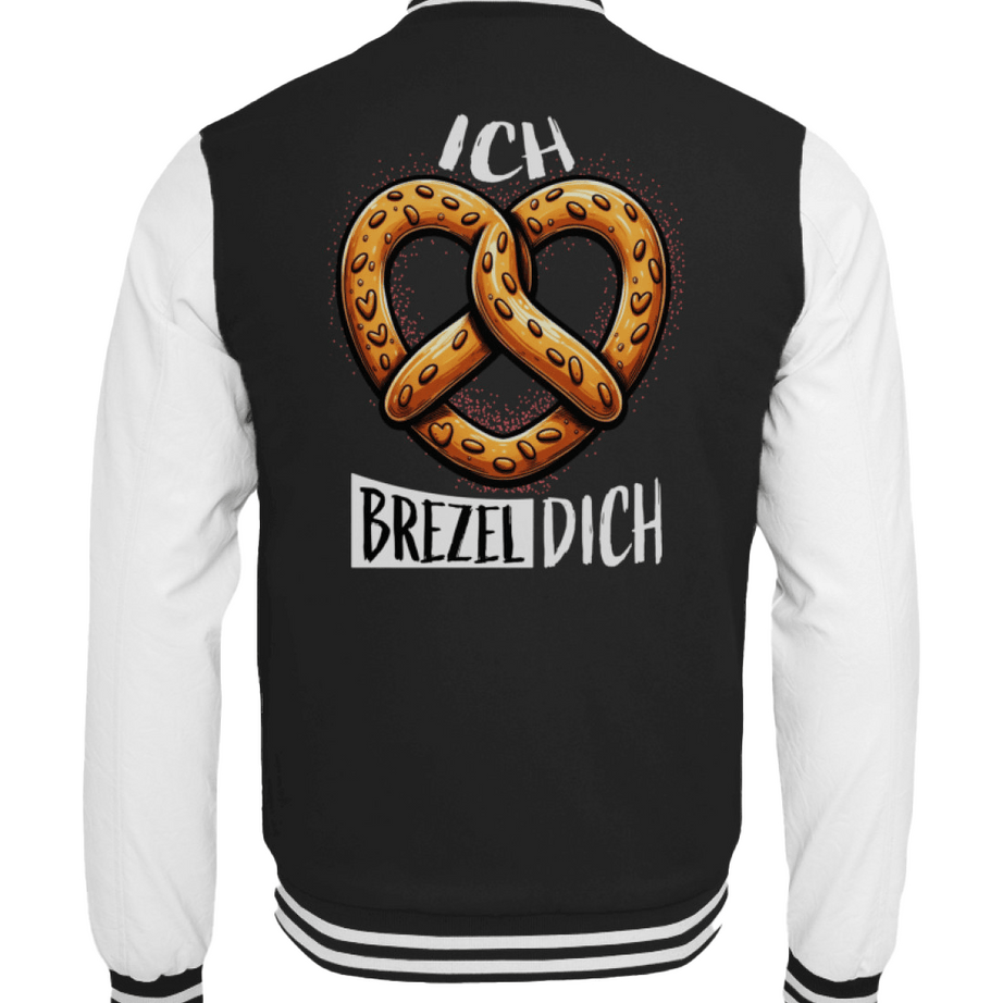 Ich BREZEL DIch | Herren Collegejacke