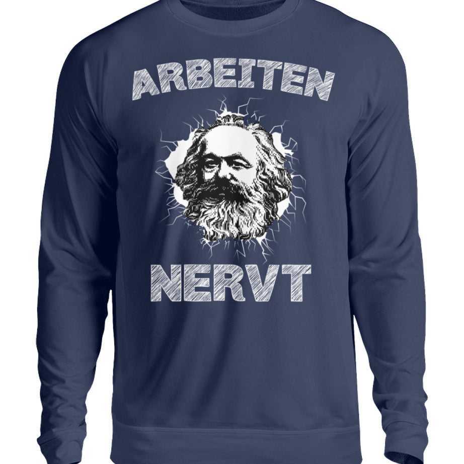 Arbeiten NERVT - Karl Marx | Herren Pullover