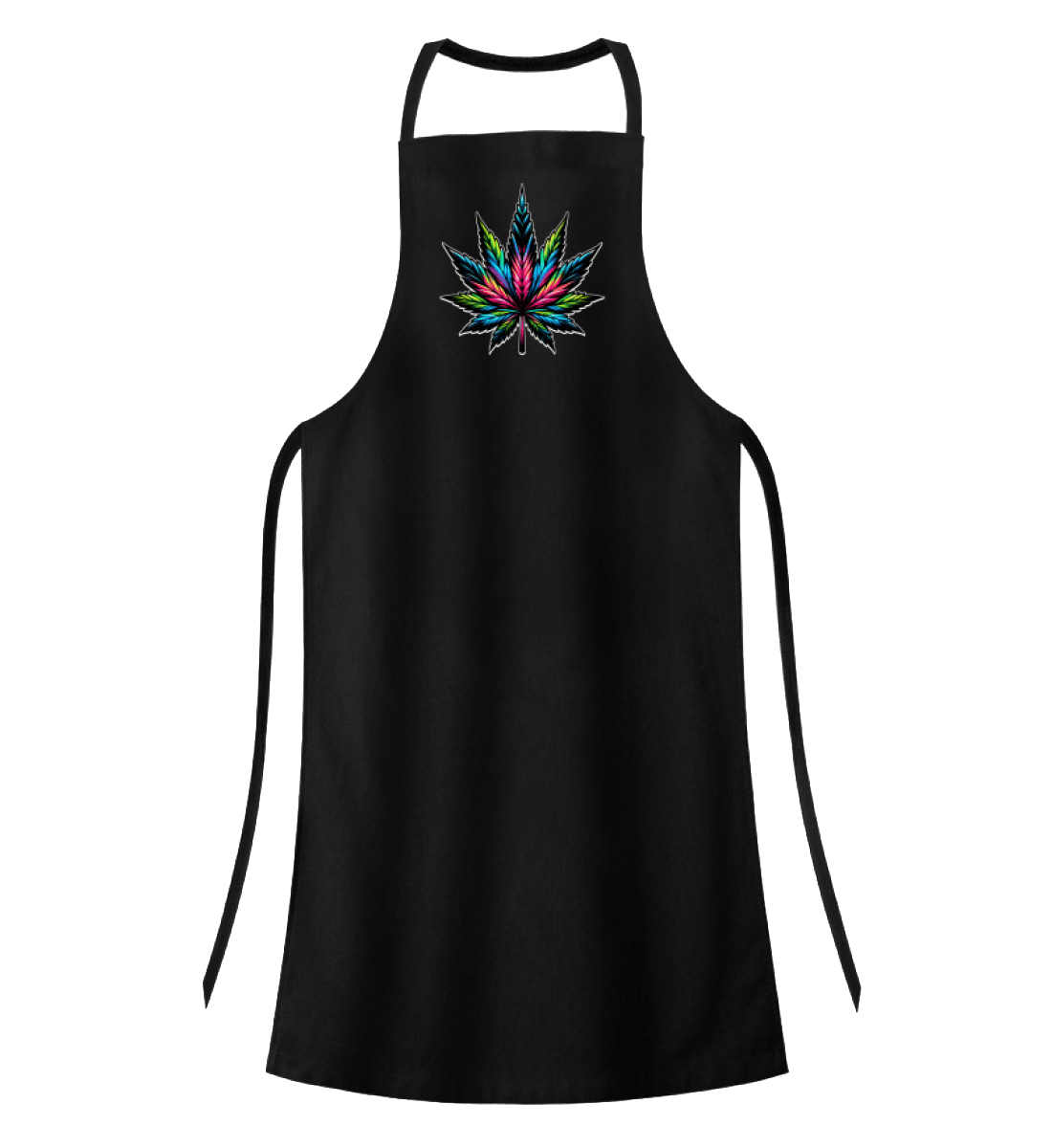 Neon Hanfblatt | Hochwertige Grillschürze by Pixdesign