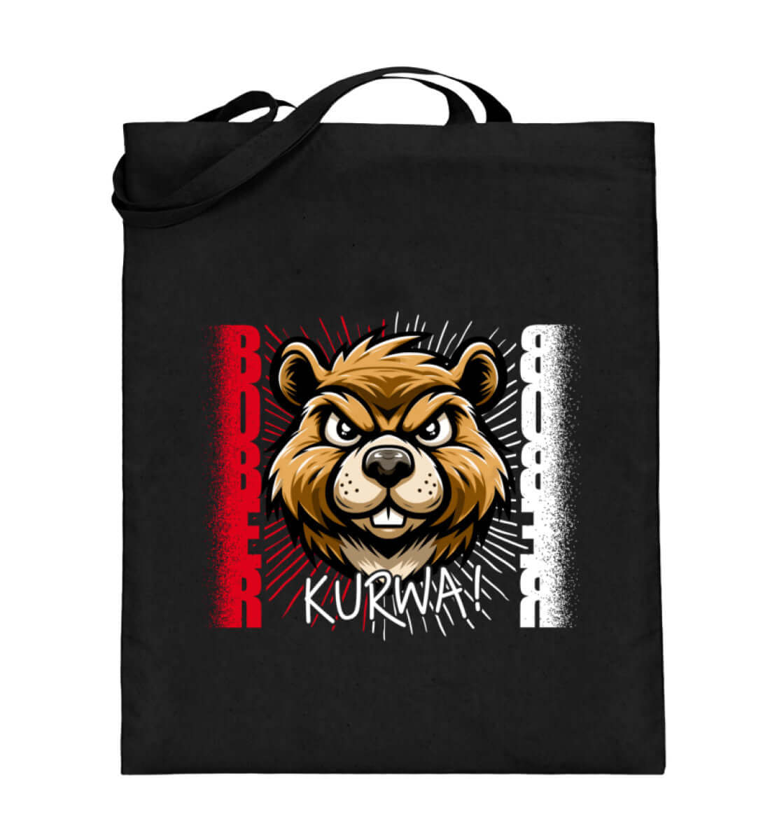 Premium Jutebeutel | BOBER - Lustiges Trenddesign