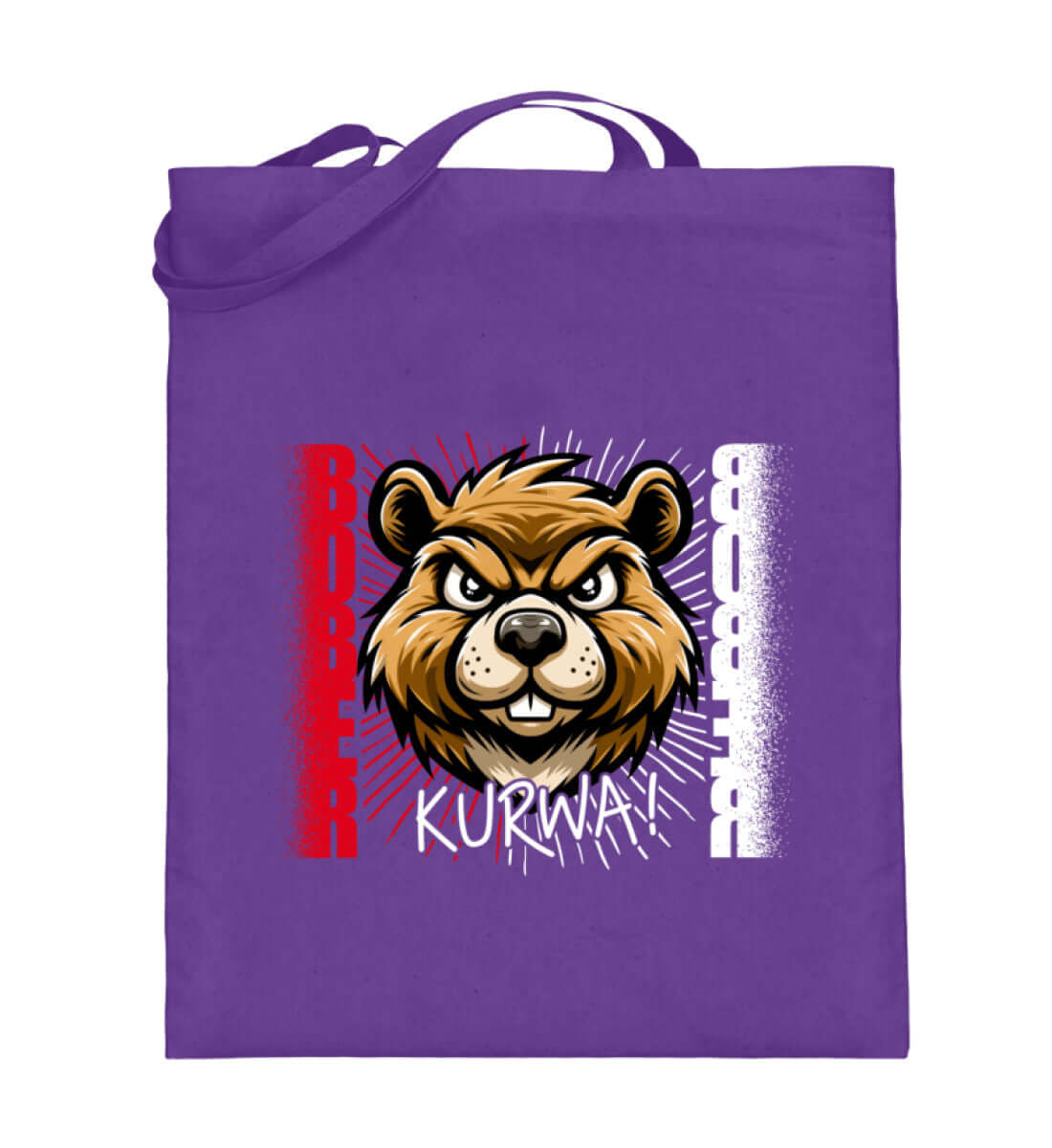 Premium Jutebeutel | BOBER - Lustiges Trenddesign