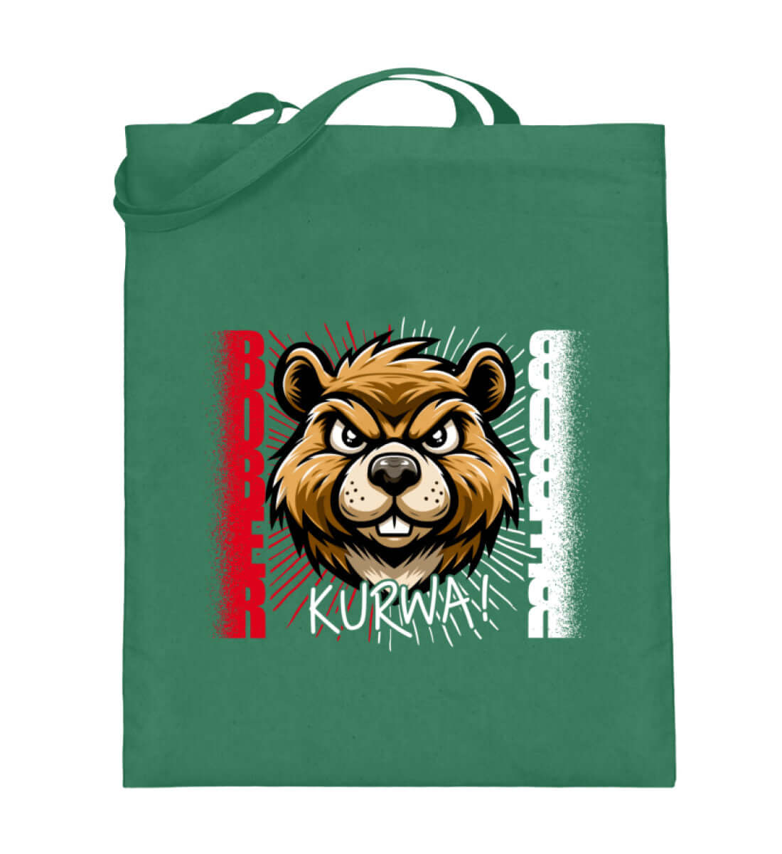 Premium Jutebeutel | BOBER - Lustiges Trenddesign