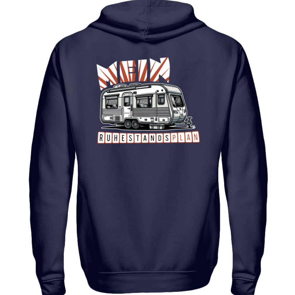 Herren Zip-Hoody | Rente & Pensionierung Geschenk für Renteneintritt by Pixdesign