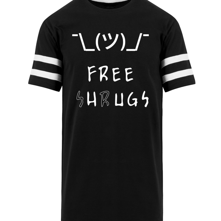 Free (S)H(R)UGS | Herren Striped Long Shirt Meme Edition