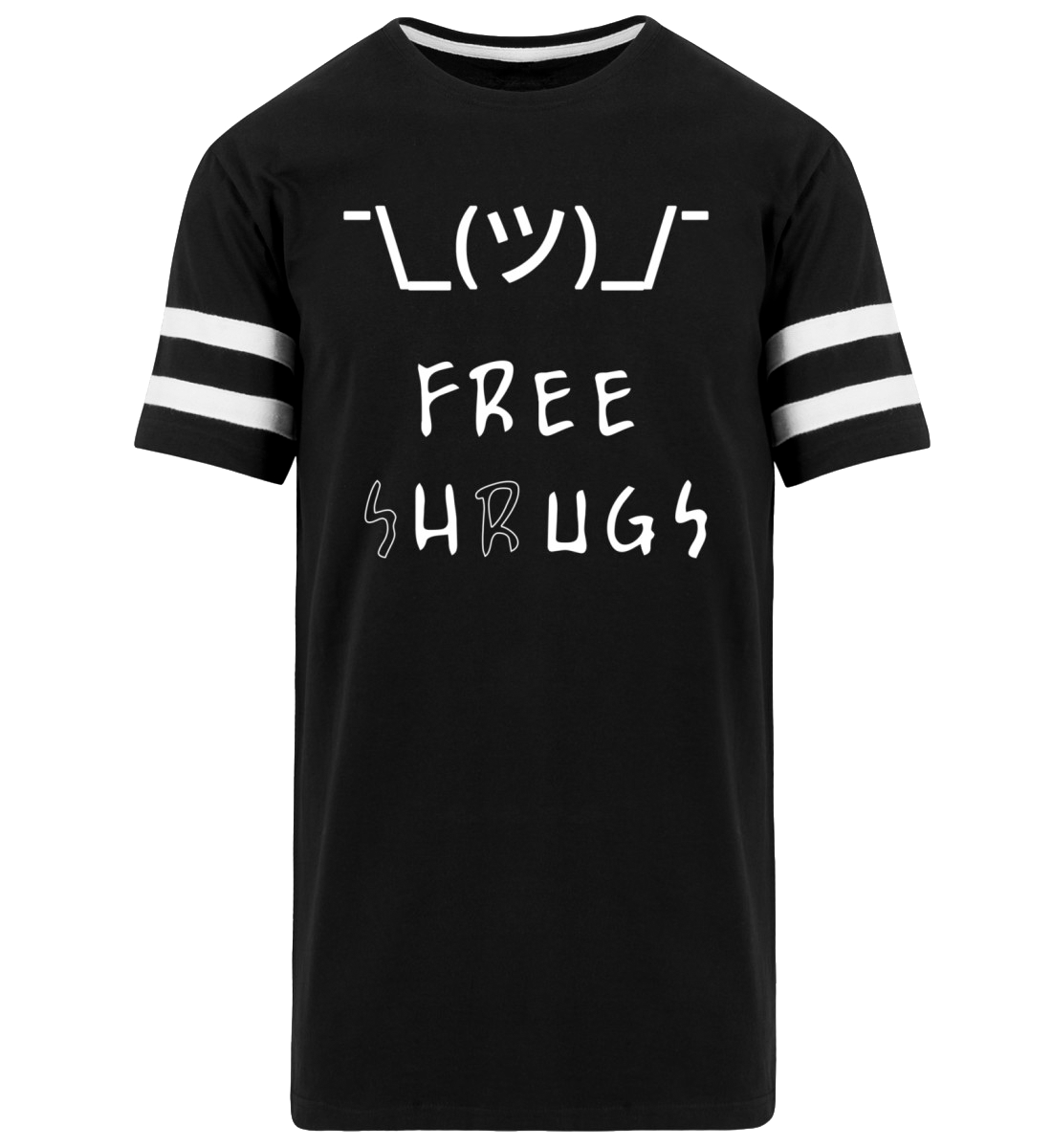 Free (S)H(R)UGS | Herren Striped Long Shirt Meme Edition