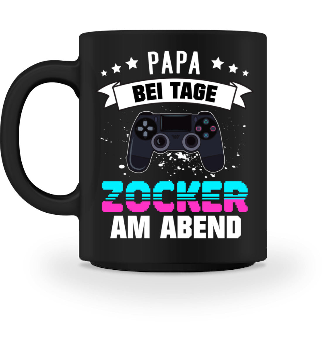 Gaming PAPA | Kaffeetasse by Pixdesign