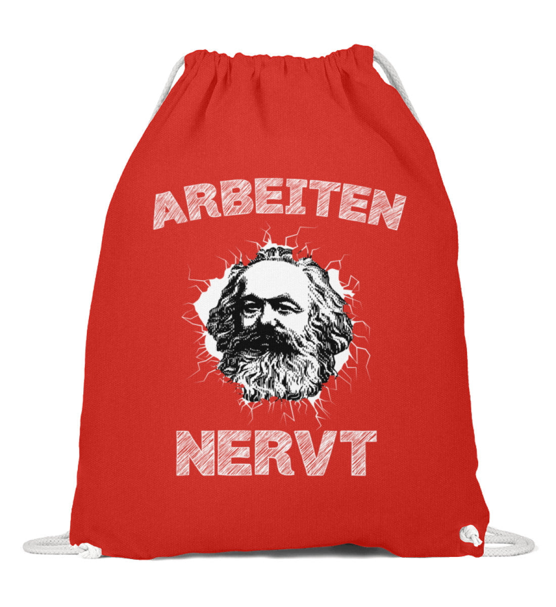 Premium Sportbeutel | Arbeiten Nervt - Lustiger Spruch