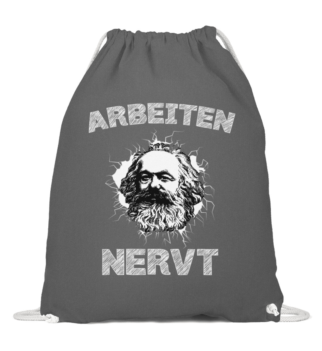 Arbeiten NERVT! | Sportbeutel by Pixdesign