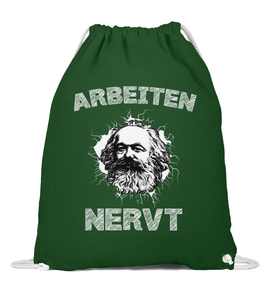 Premium Sportbeutel | Arbeiten Nervt - Lustiger Spruch