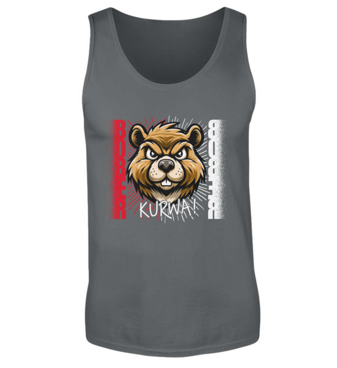 BOBER ᴋᴜʀᴡᴀ | Herren Tanktop by Pixdesign
