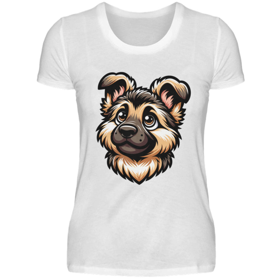 Damen T-Shirt | Deutscher Schäferhund Welpe