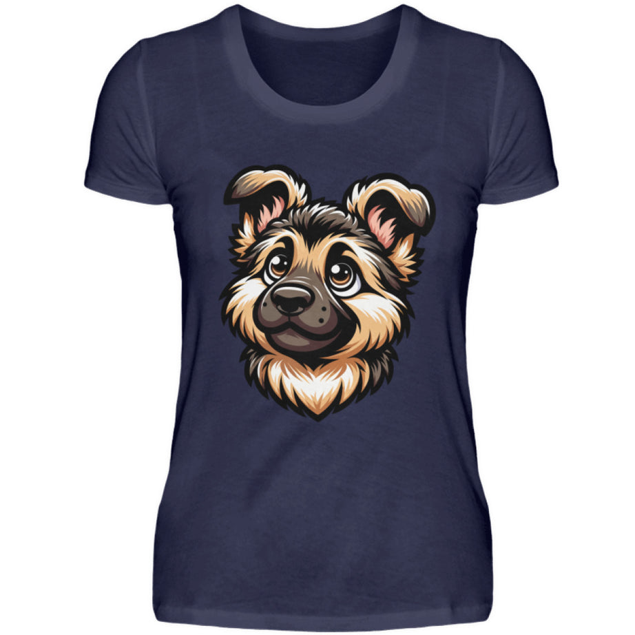 Damen T-Shirt | Deutscher Schäferhund Welpe