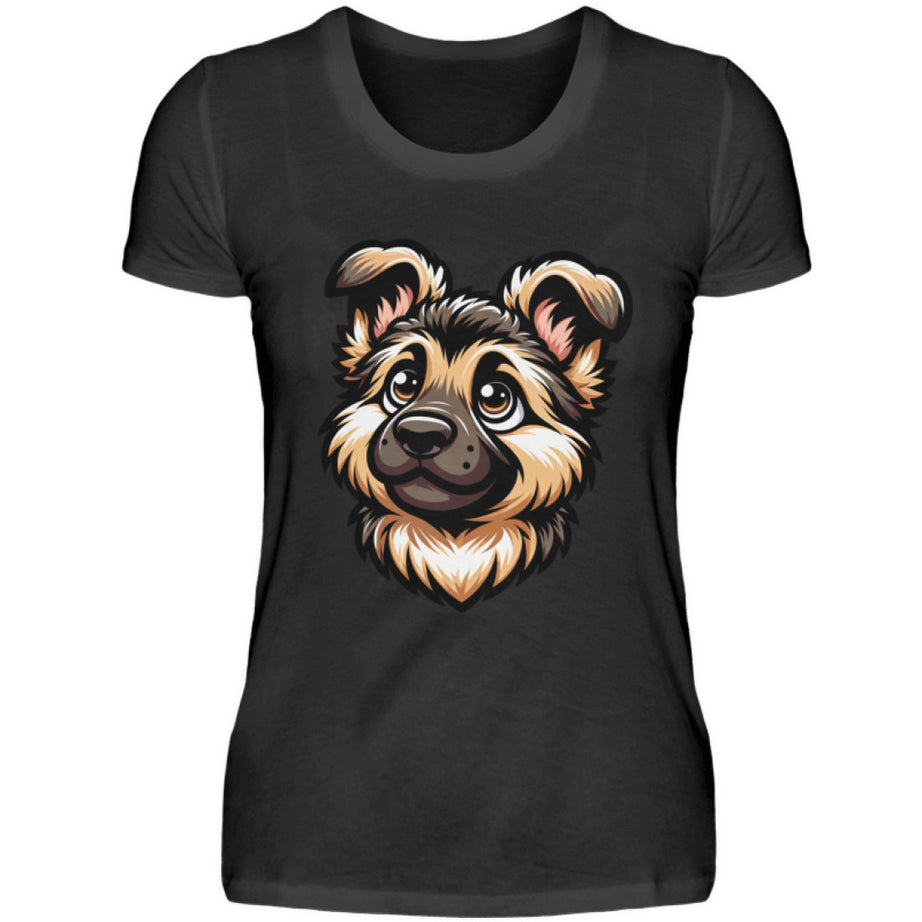 Damen T-Shirt | Deutscher Schäferhund Welpe