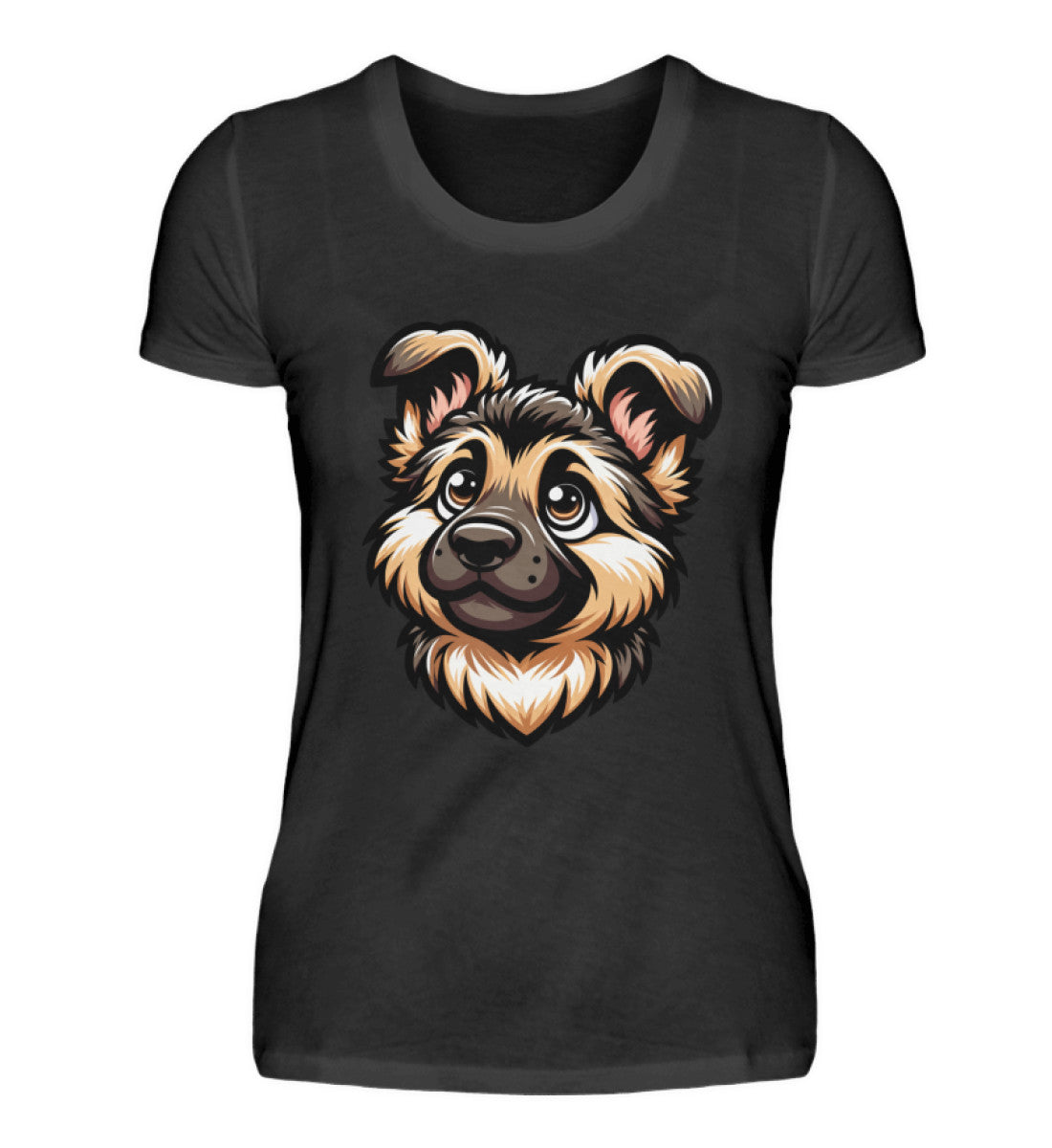 Damen T-Shirt | Deutscher Schäferhund Welpe