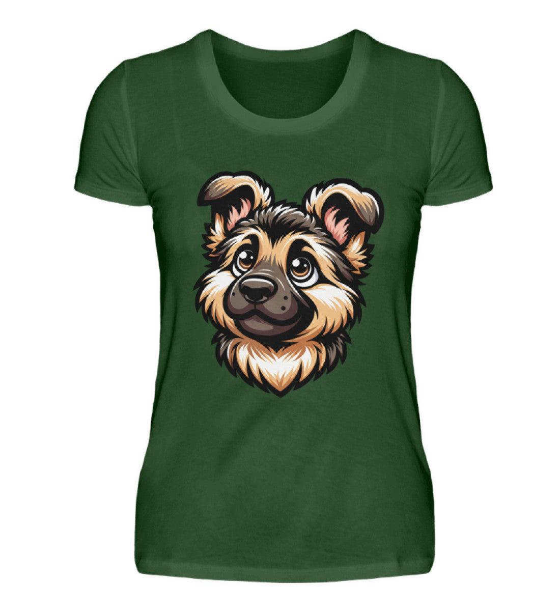 Damen T-Shirt | Deutscher Schäferhund Welpe