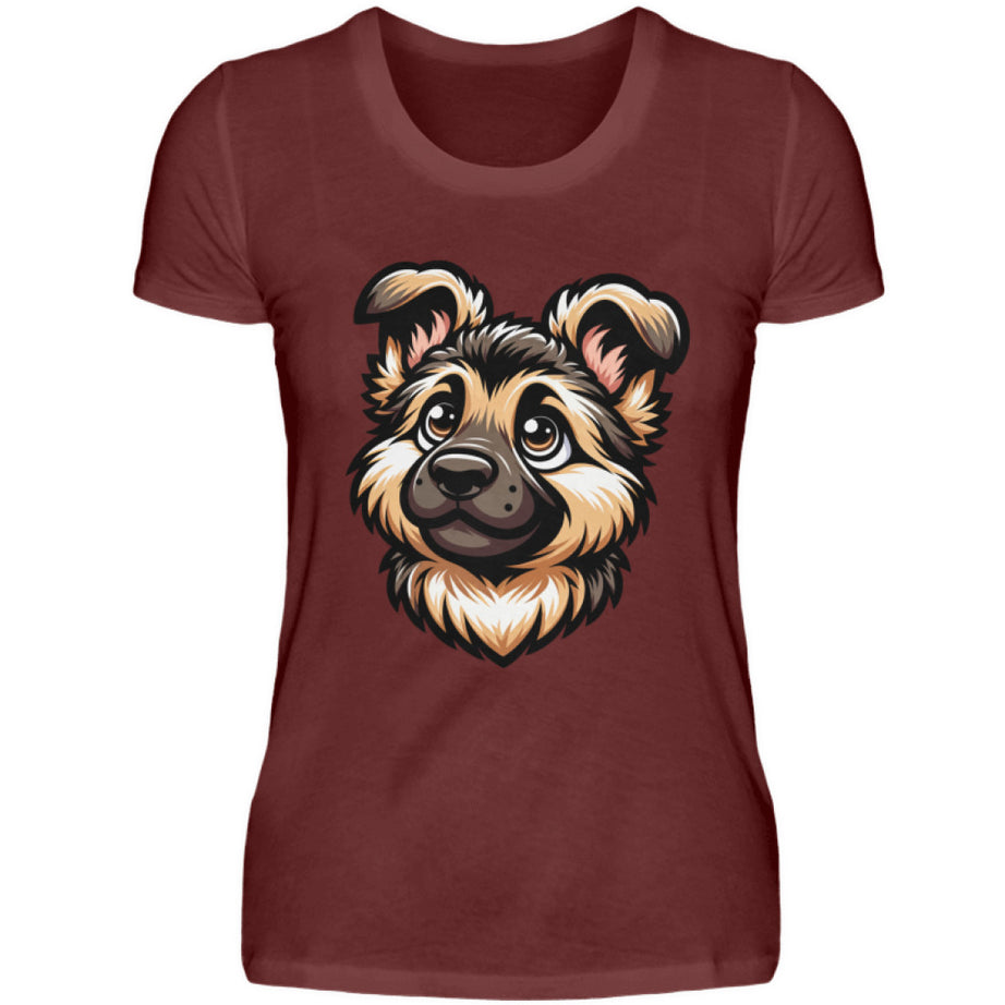 Damen T-Shirt | Deutscher Schäferhund Welpe