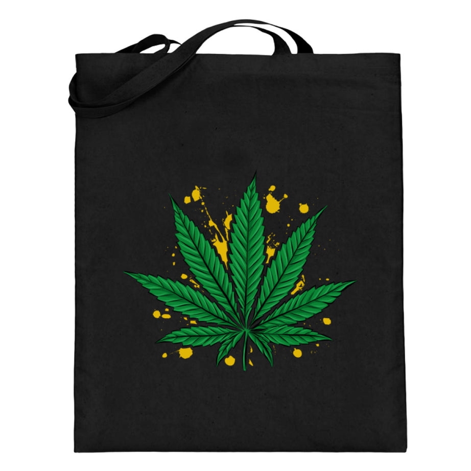 Cannabis-Blatt | Jutebeutel by Pixdesign