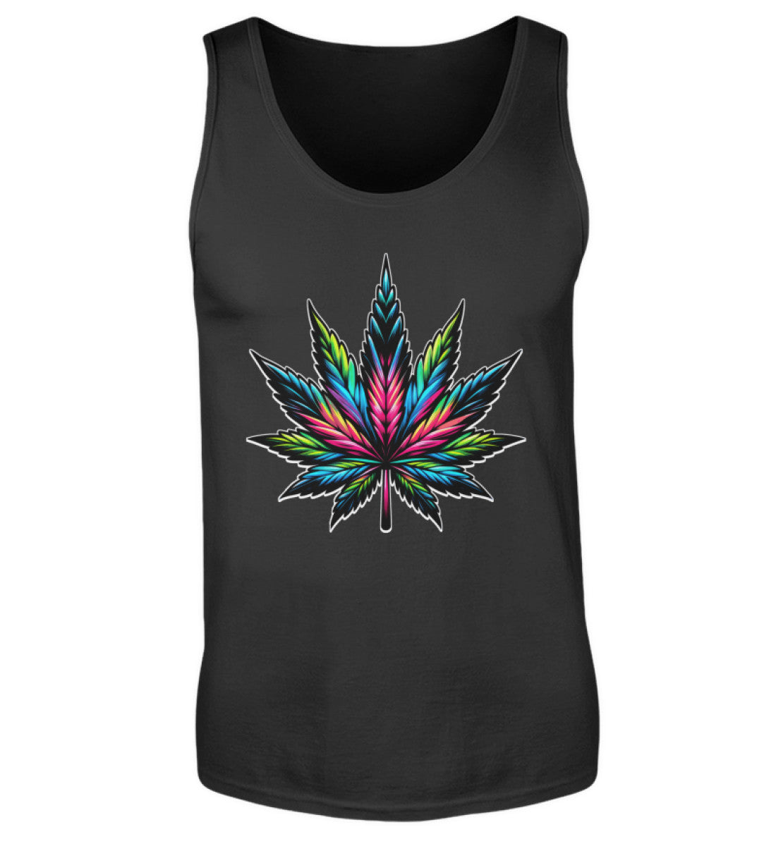 RETRO Cannabisblatt | Herren Premium Tanktop