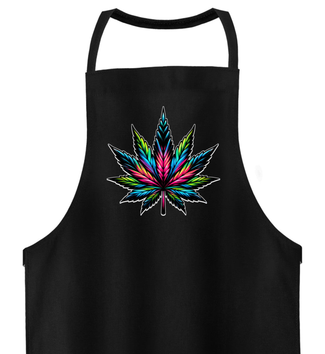 Neon Hanfblatt | Hochwertige Grillschürze by Pixdesign
