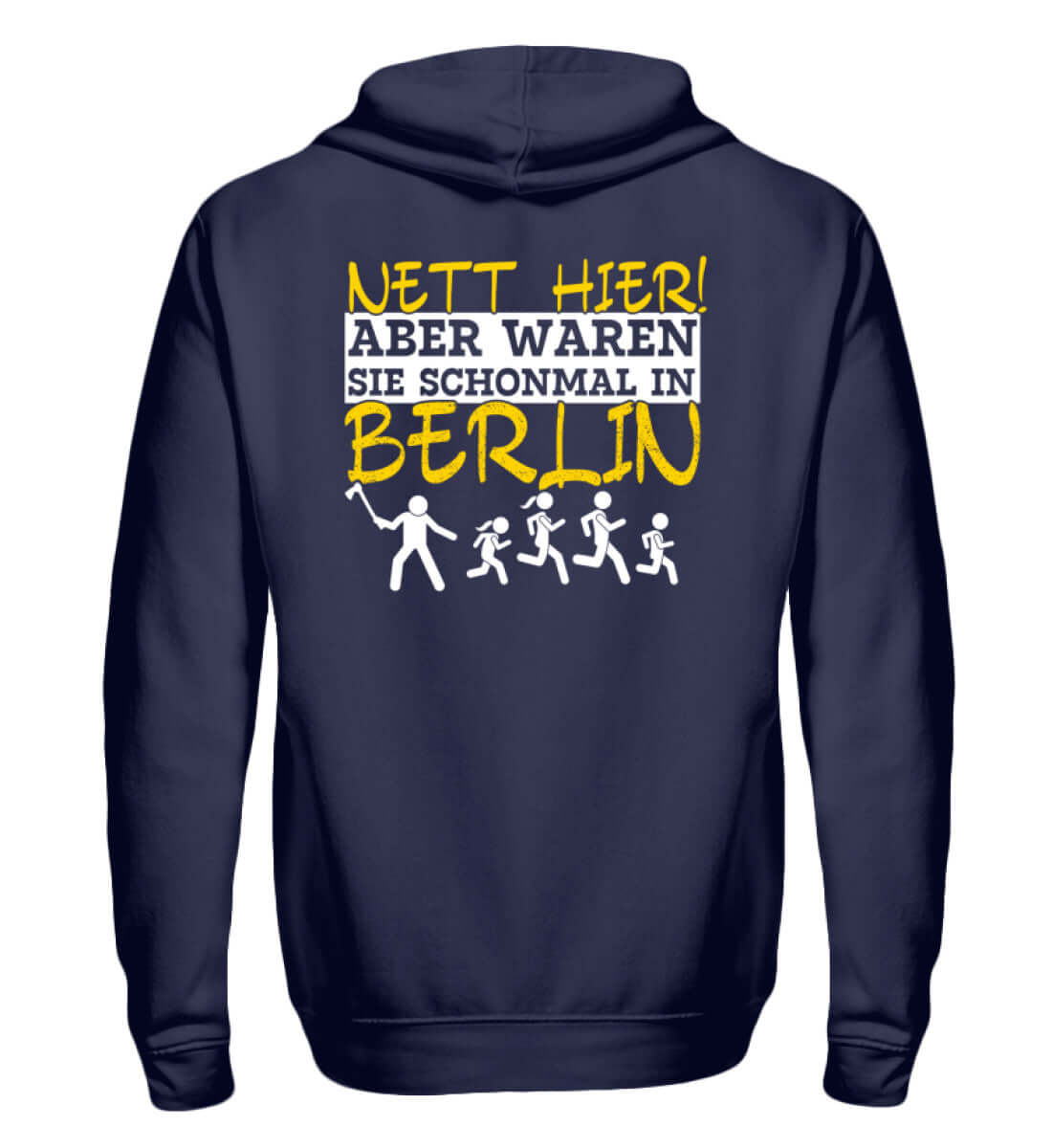 Nett hier aber waren Sie.. Berlin | Herren Zip-Hoody