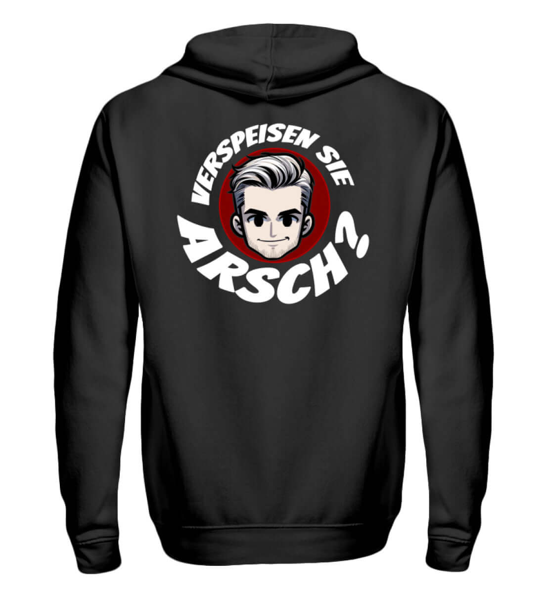 Verspeisen Sie Arsch? | Herren Zip-Hoody