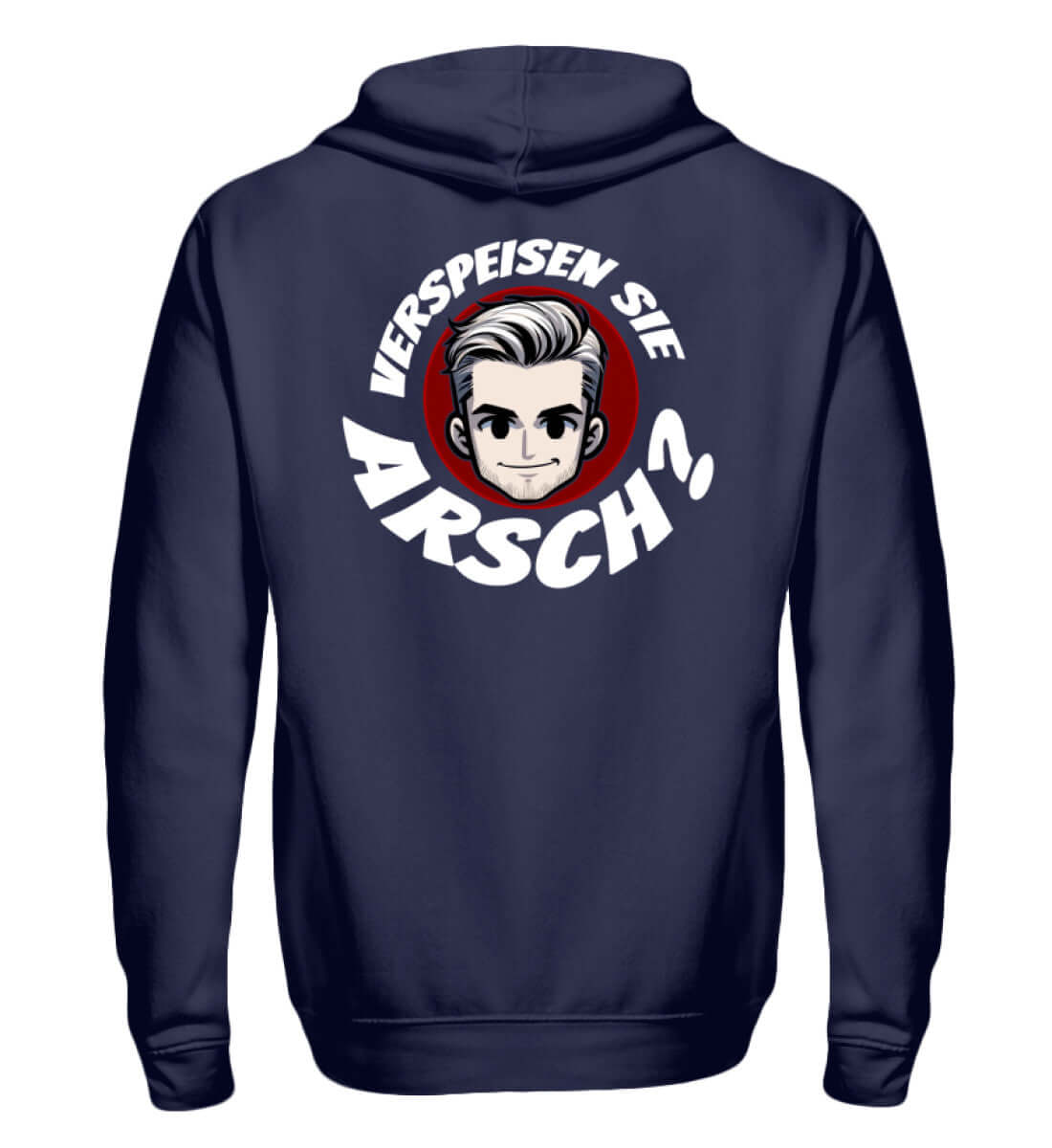 Verspeisen Sie Arsch? | Herren Zip-Hoody