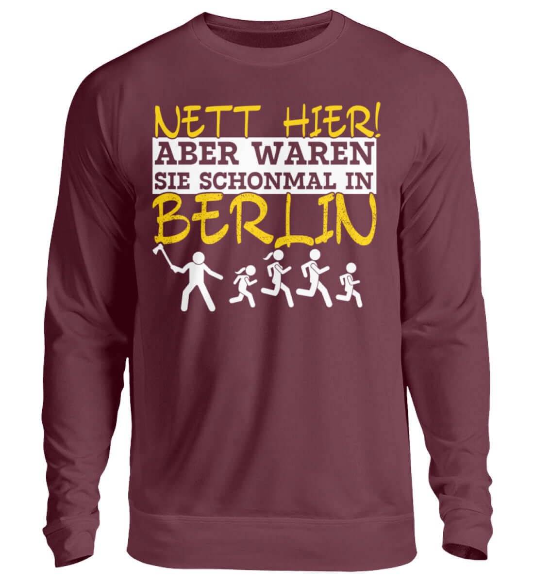 Nett hier, aber waren Sie schon in Berlin? | Herren Pullover