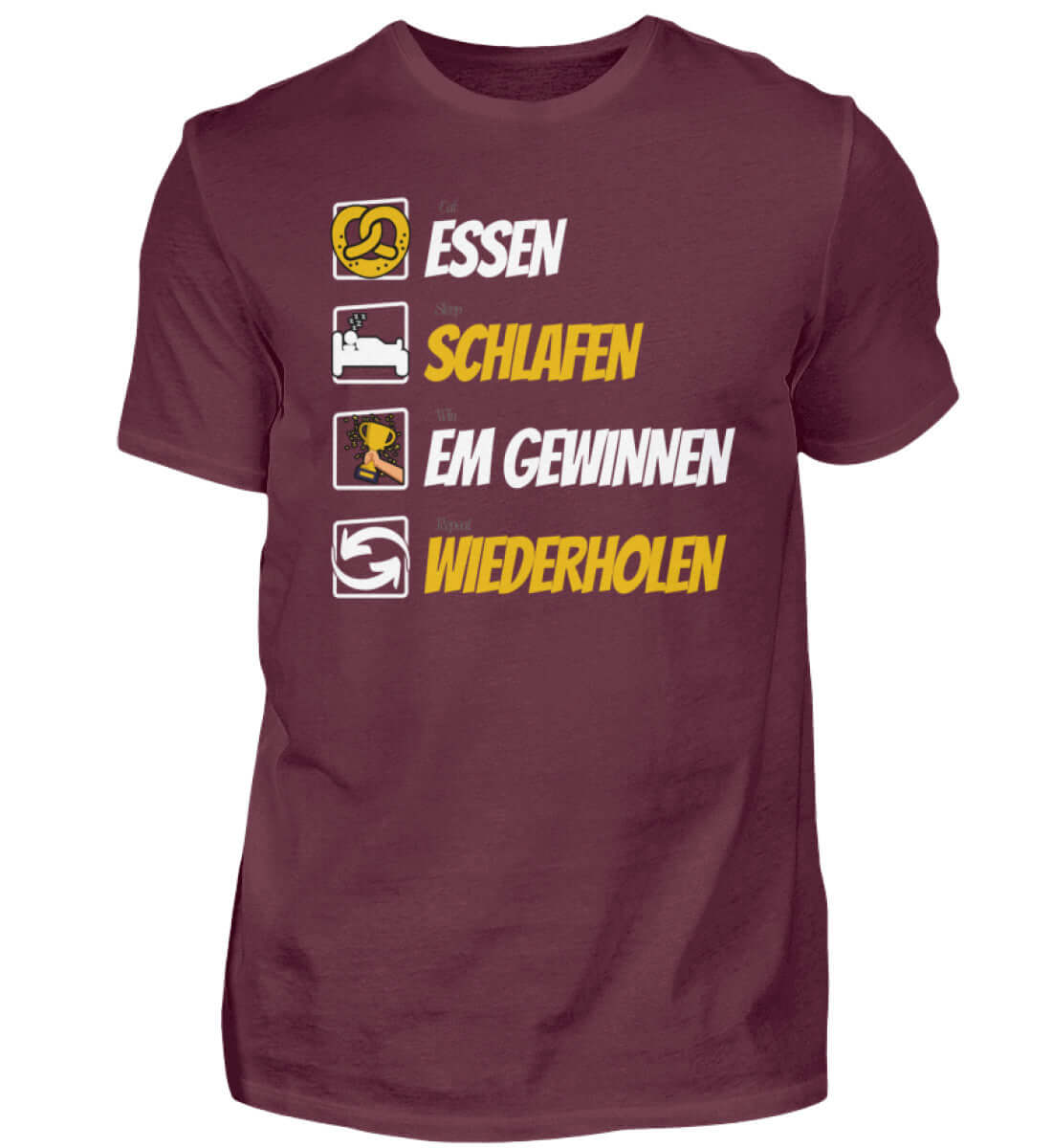 Inspiriert von der EM 2024, präsentiert sich das Design modern und stilvoll, passend für alle Anhänger des eleganten Sportstils. Mit diesem Premium Shirt setzen Sie ein modisches Statement