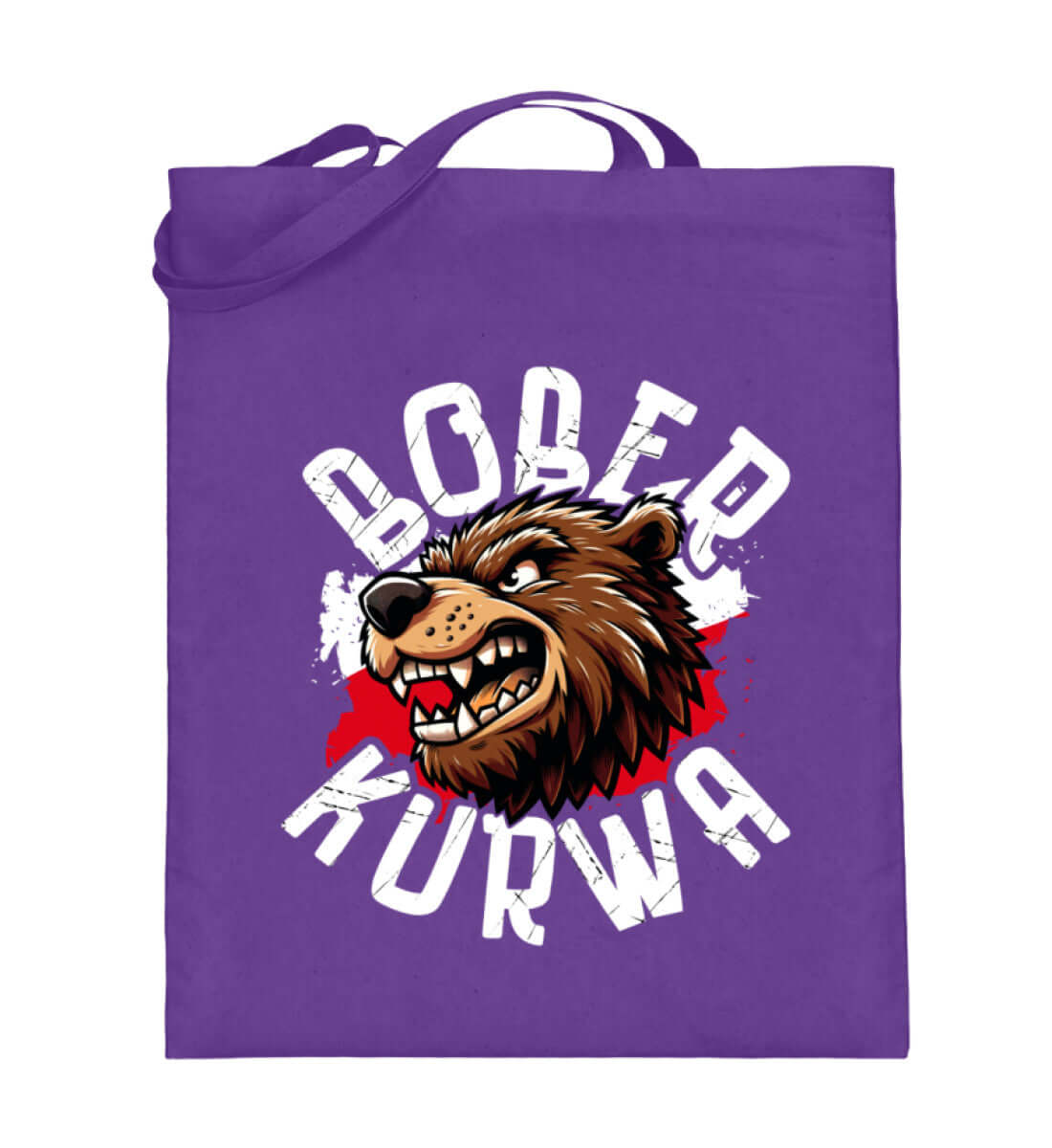 Premium Jutebeutel | BOBER - Lustiges Trenddesign