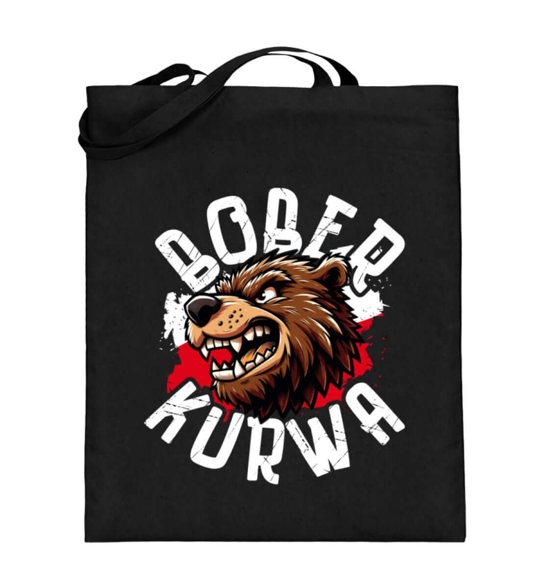 Premium Jutebeutel | BOBER - Lustiges Trenddesign