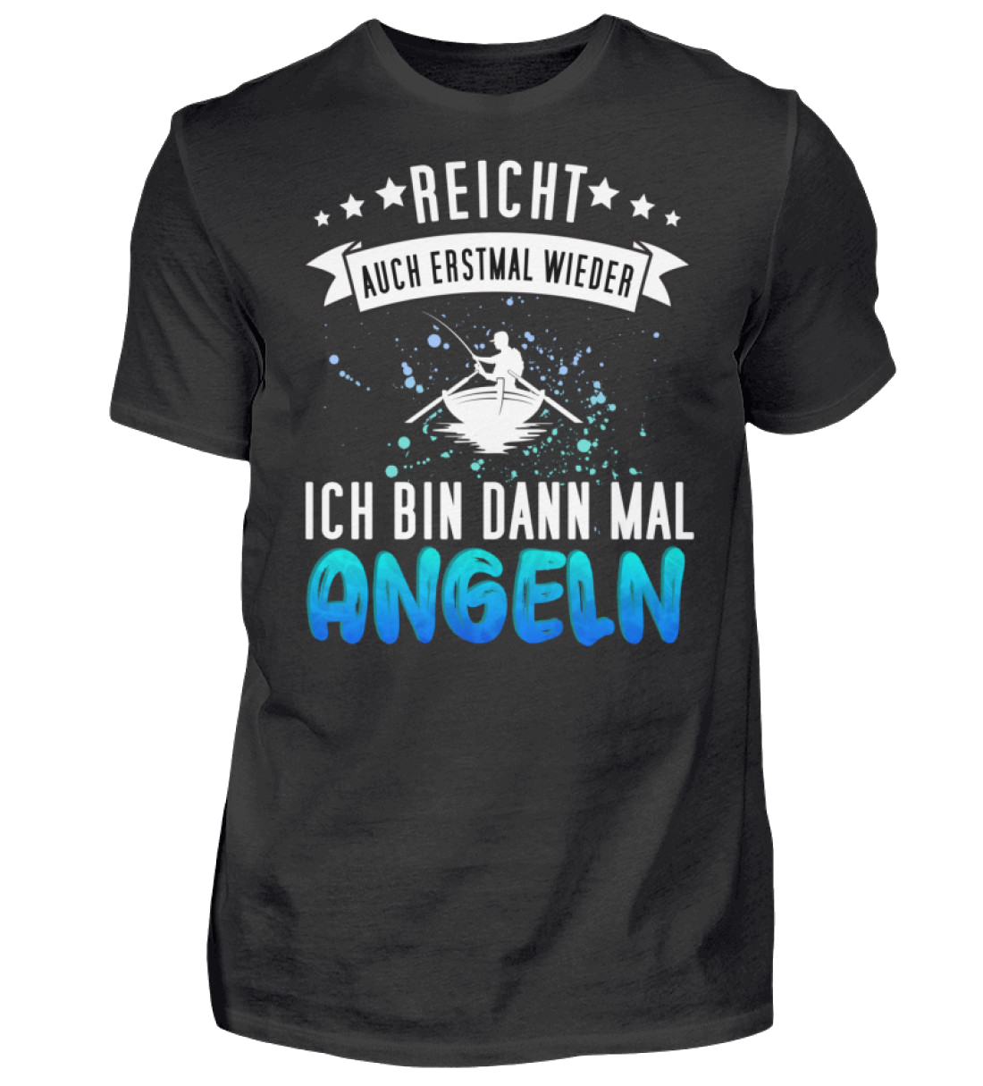 Herren T-Shirt |  Angler - Hobby & Freizeit T-Shirt für Fischer