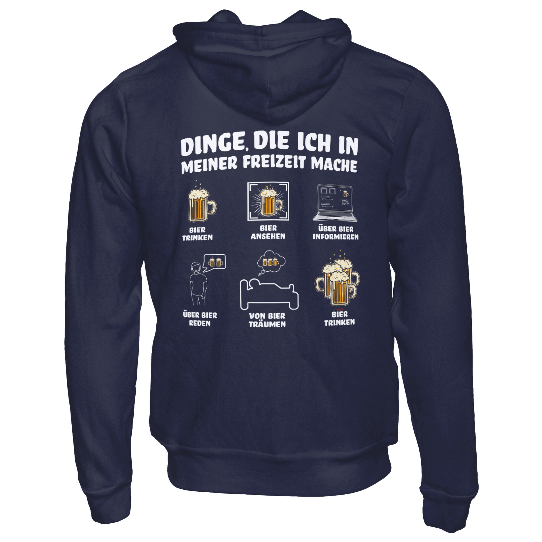 Bier & Party Design | Herren Zip-Hoody