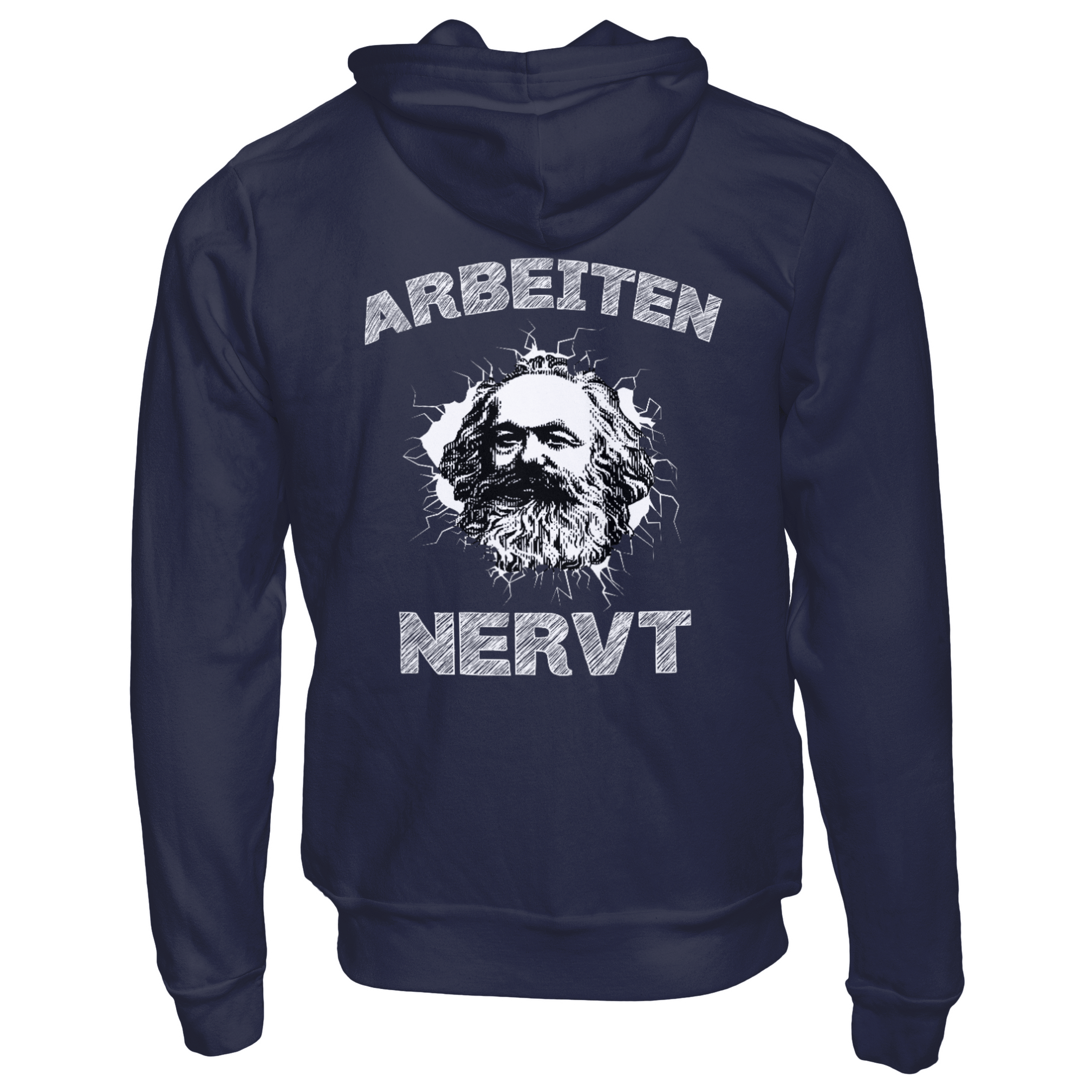 Arbeiten NERVT! | Herren Zip-Hoody