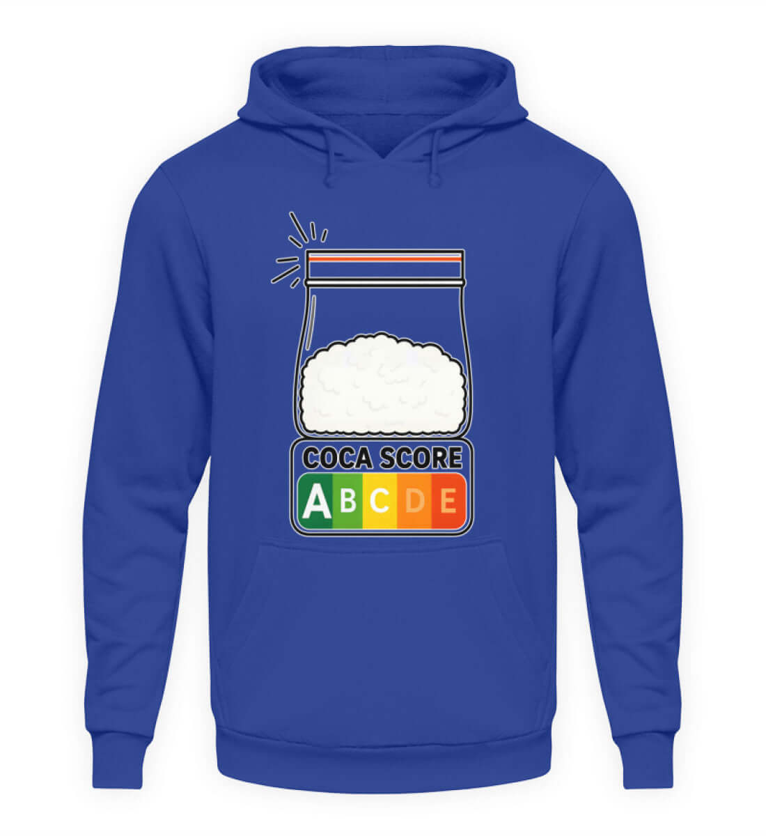 Coca Score Herren Hoody – flauschig und stylisch mit ironischem Frontprint. Perfekt für humorvolle Statement-Outfits.