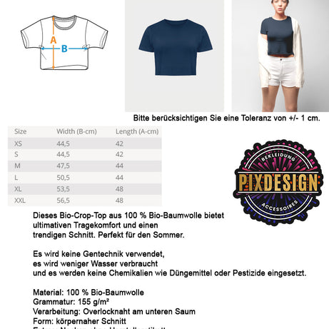 Schäferhund Welpe | Damen Organic Crop Top