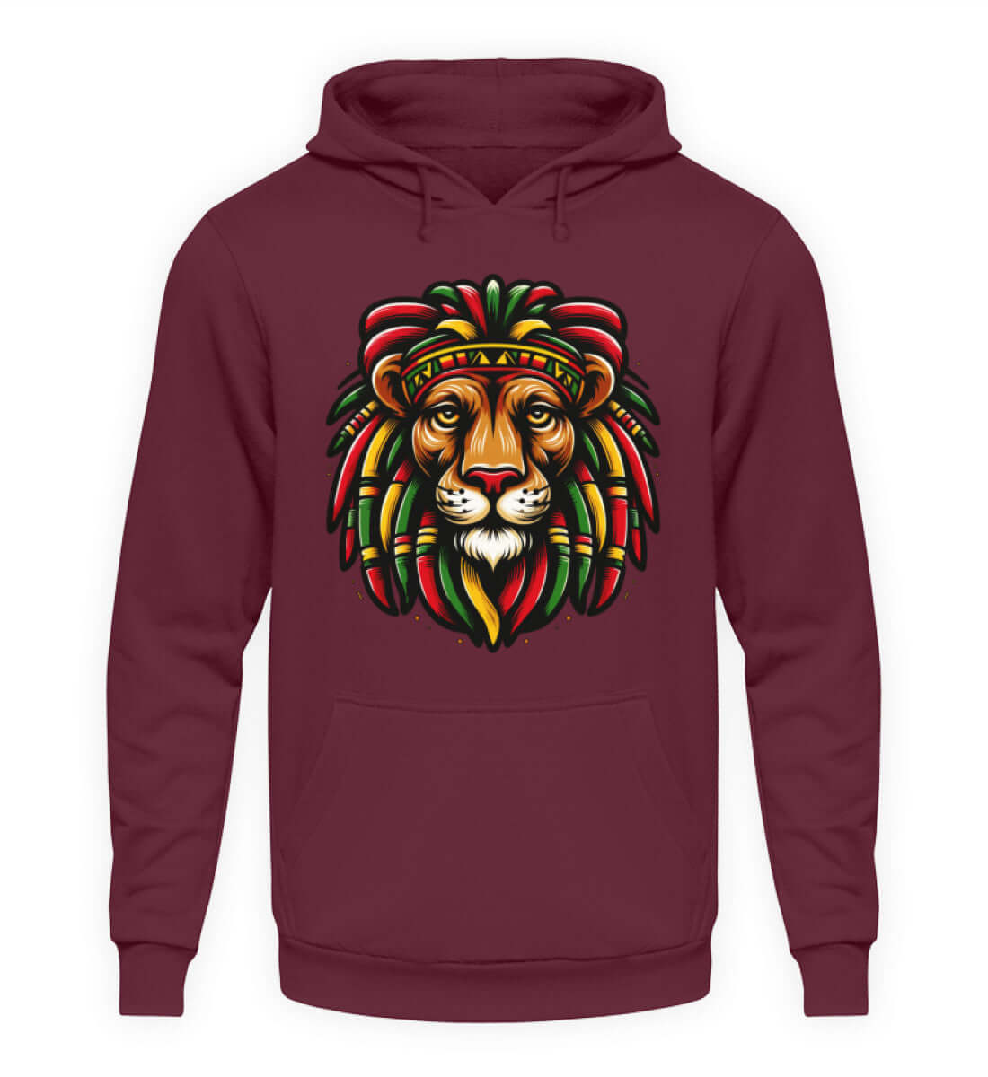 REGGAE Löwe | Herren Hoody by Pixdesign
