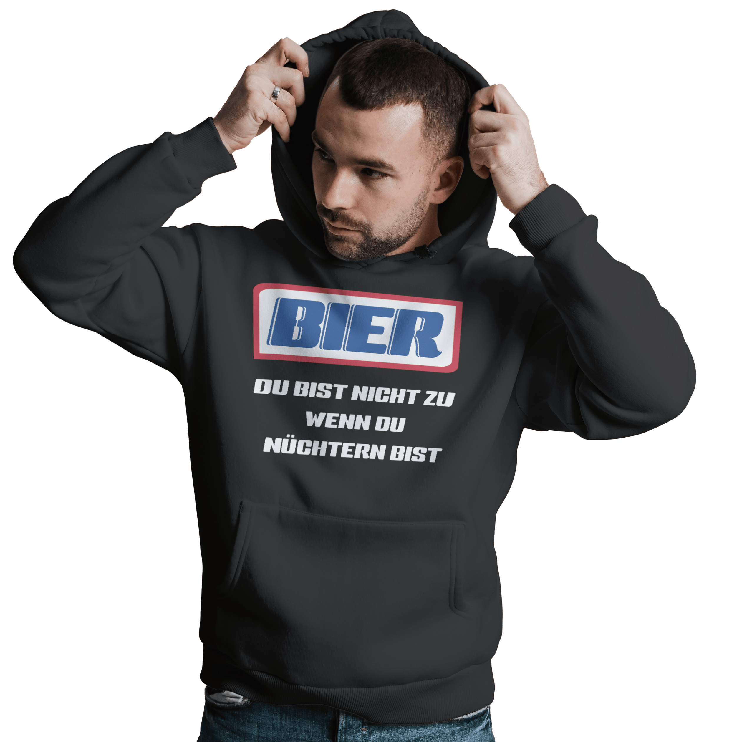 Lustiges BIER Design | Herren Hoody by Pixdesign