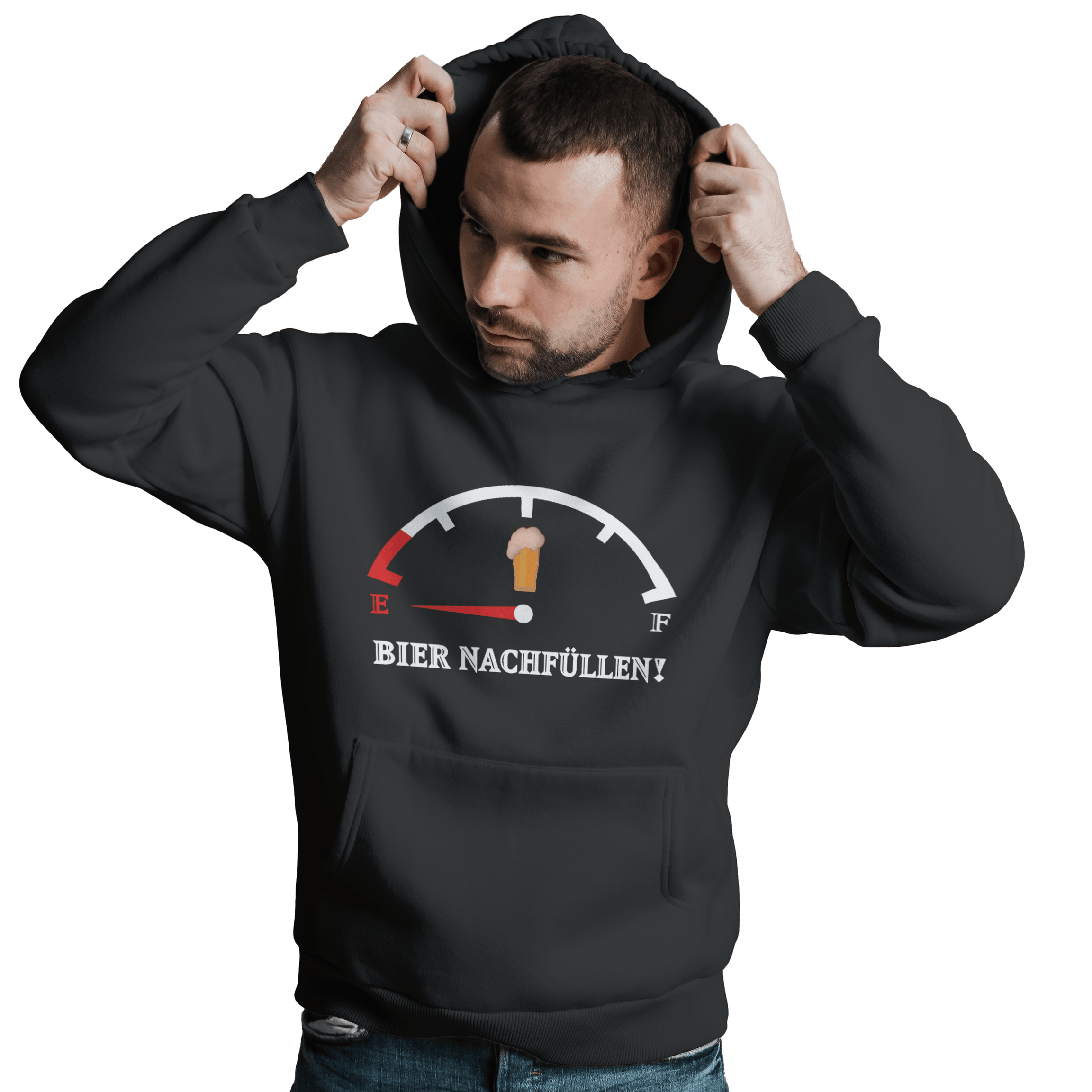 Nachfüllen! | Herren Hoody by Pixdesign