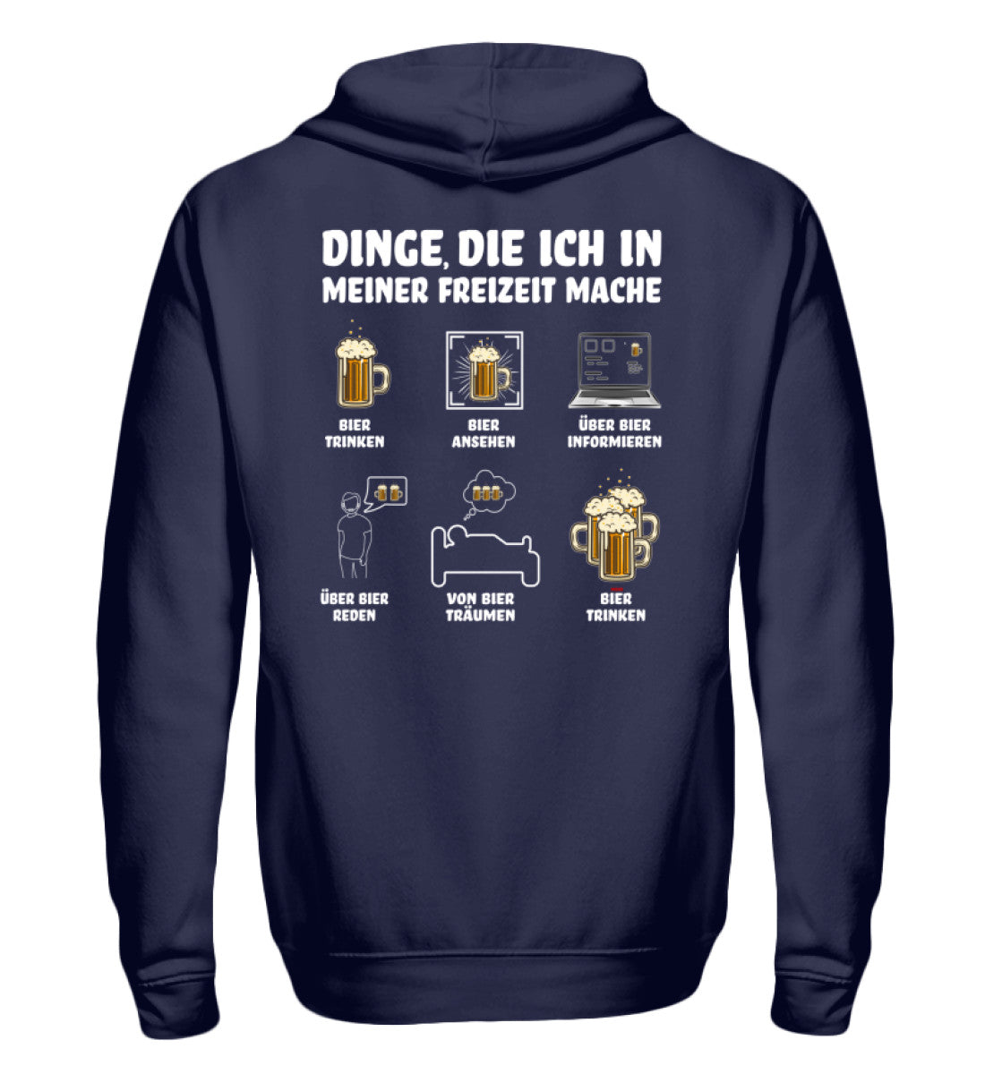 Bier & Party Design | Herren Zip-Hoody