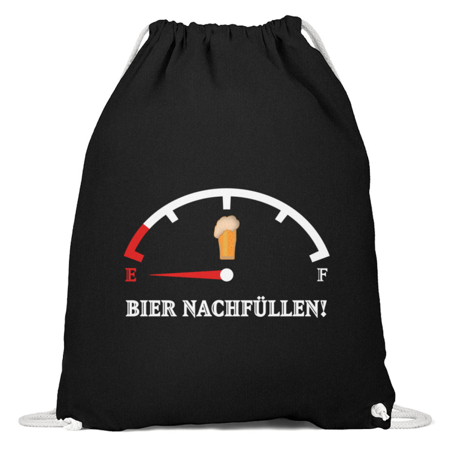 Premium Sportbeutel | BIER NACHFÜLLEN! - Lustiger Bier Spruch