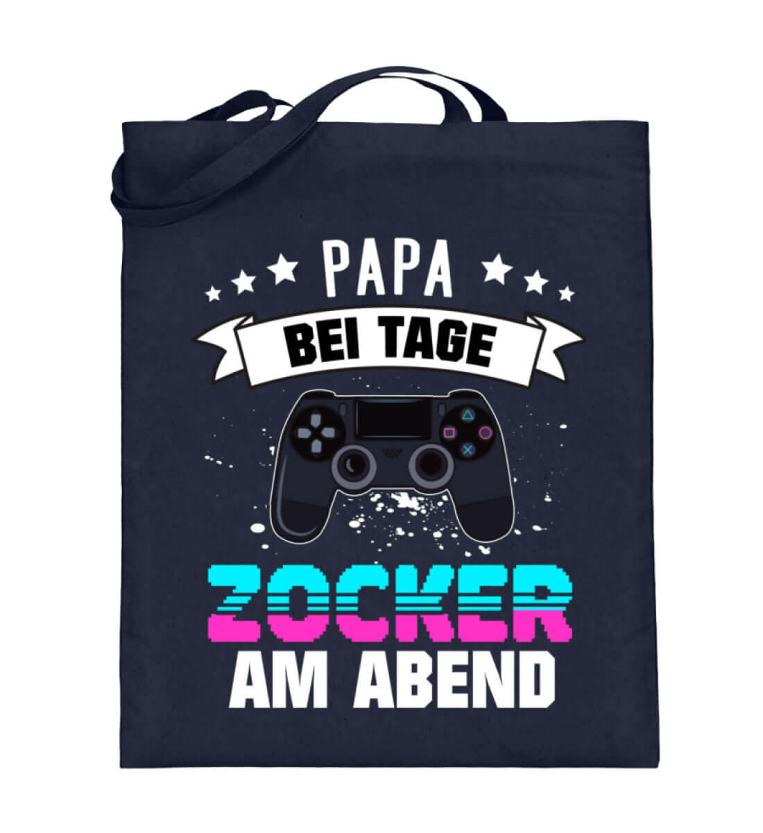 Premium Jutebeutel | Gamer Papa Spruch