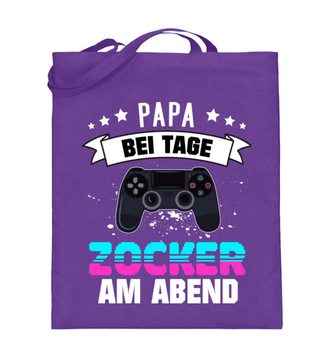 Premium Jutebeutel | Gamer Papa Spruch